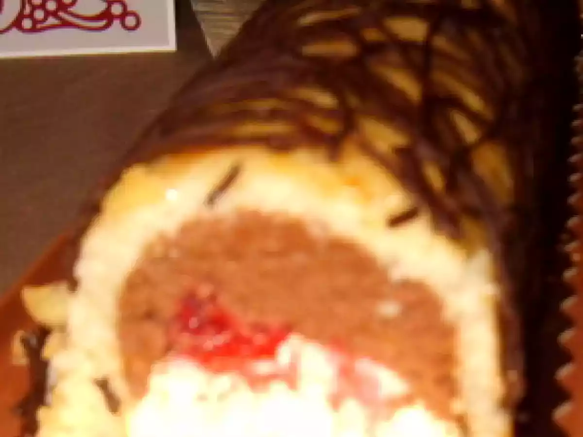 Bûche très festive:chocolat et mousse au champagne - photo 2