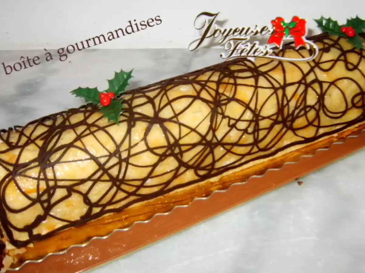 Bûche très festive:chocolat et mousse au champagne - photo 3