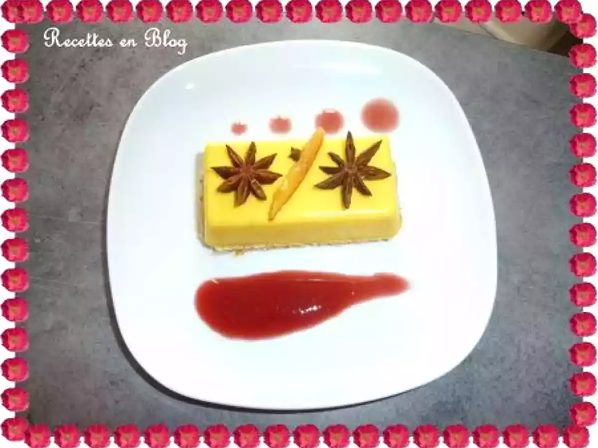 BÛCHES INDIVIDUELLES MANGUE ORANGE AUX ÉPICES