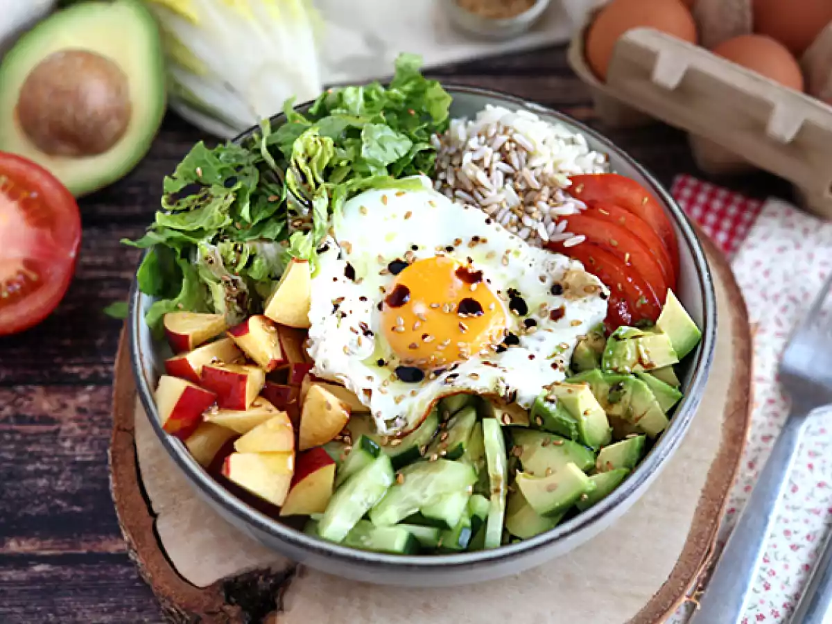Buddha bowl végétarien - Une belle salade équilibrée et colorée! - photo 3