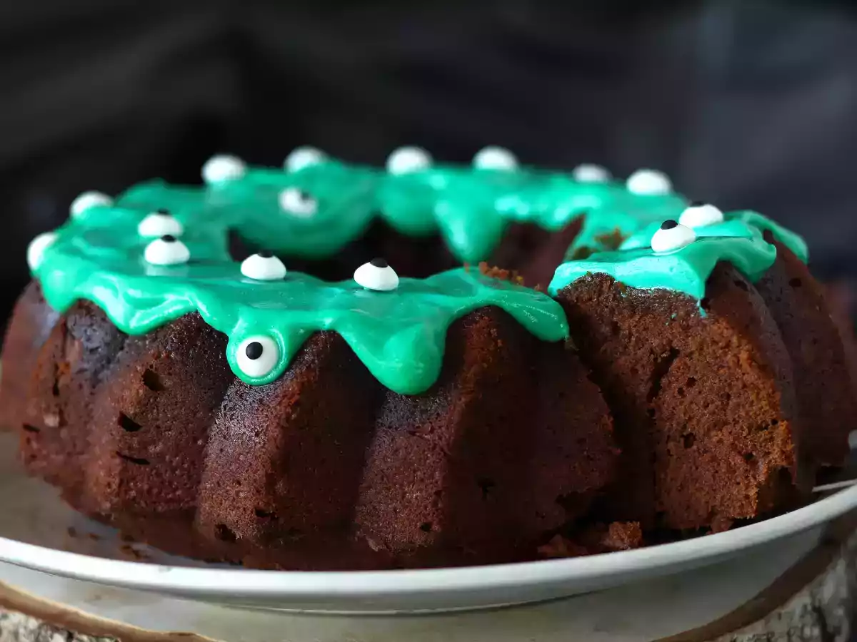 Bundt cake d'Halloween avec glaçage diaboliquement gourmand - photo 3