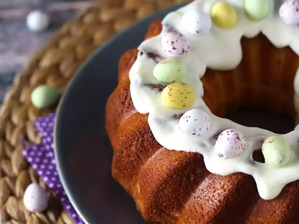 Bundt cake de Pâques au citron et chocolat blanc - photo 2