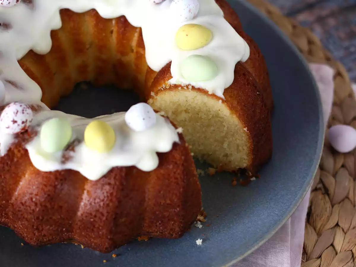 Bundt cake de Pâques au citron et chocolat blanc - photo 5