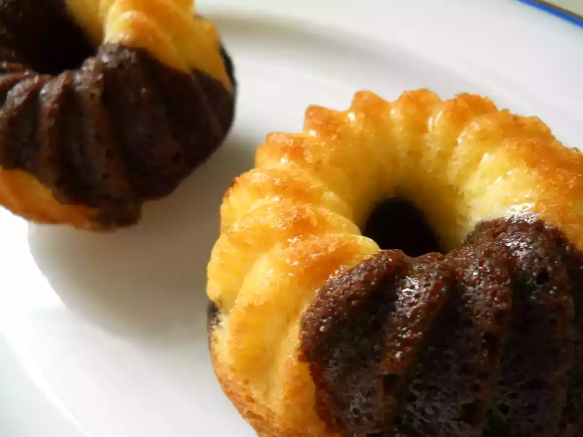 Bundt cake marbré au chocolat (pâques) - photo 2