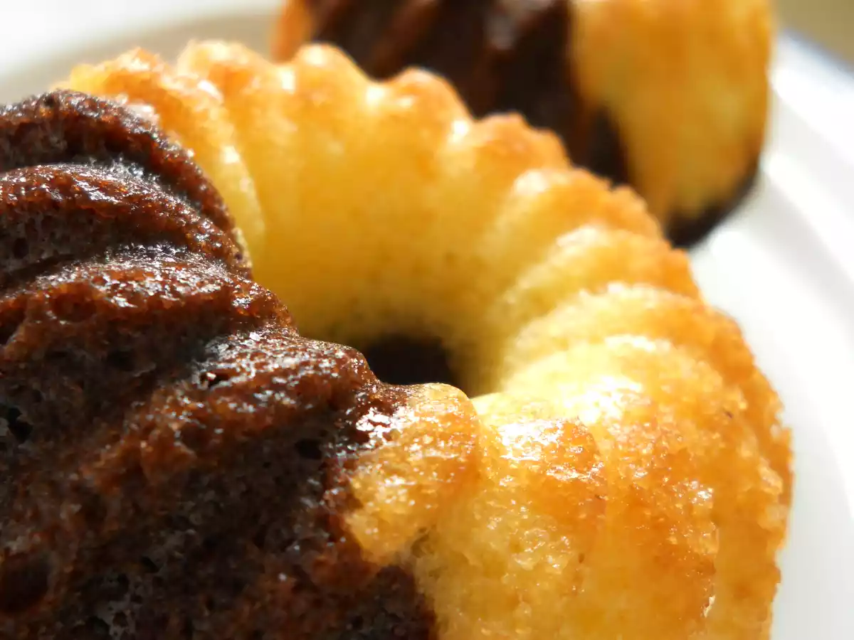 Bundt cake marbré au chocolat (pâques) - photo 3