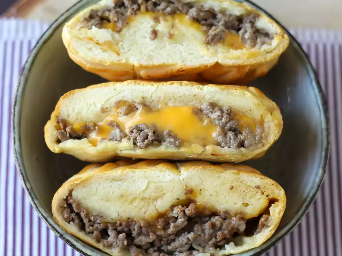 Buns garnis façon burger: idéal pour un dîner rapide et savoureux - photo 2