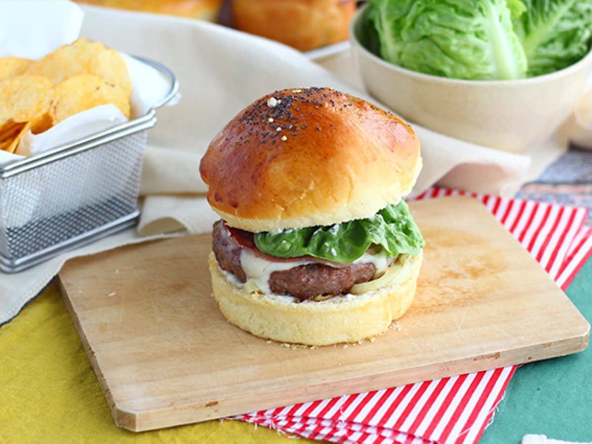 Burger à la raclette