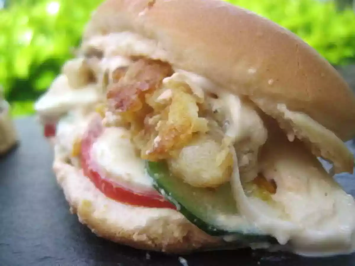 Burger de Lotte au Curry