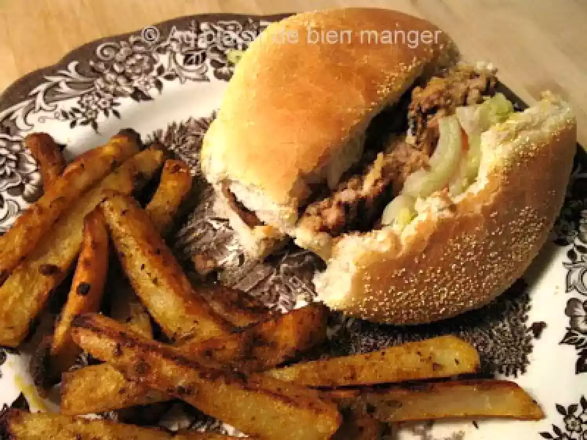 Burgers de porc haché façon côtes levées sucrées