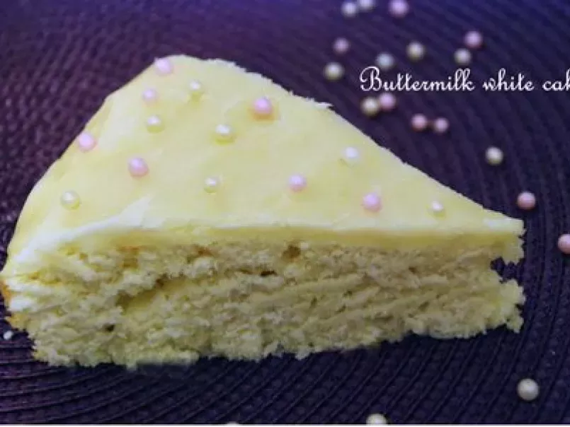 Buttermilk white cake, un gâteau plein de douceur, photo 2