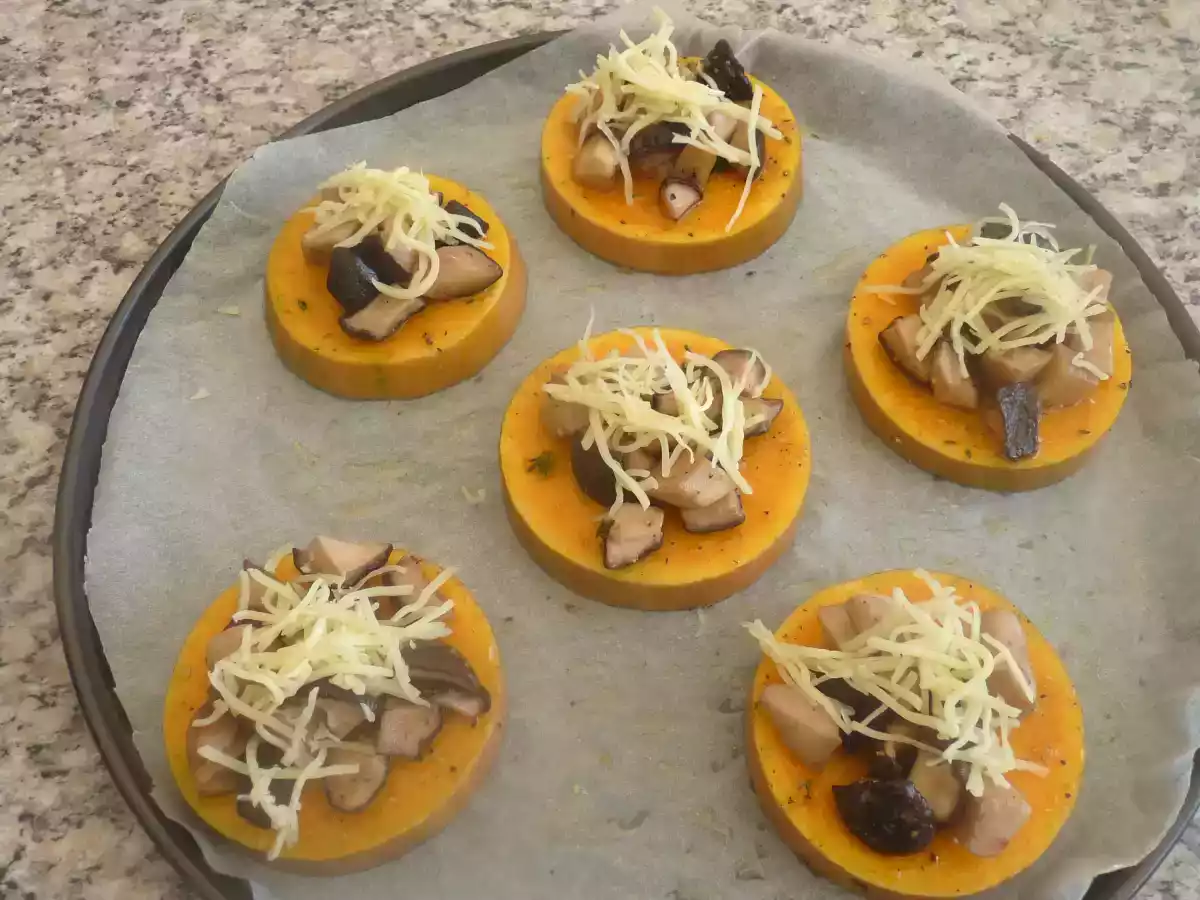 Butternut aux cèpes (ou au chorizo ou aux lardons) - photo 2