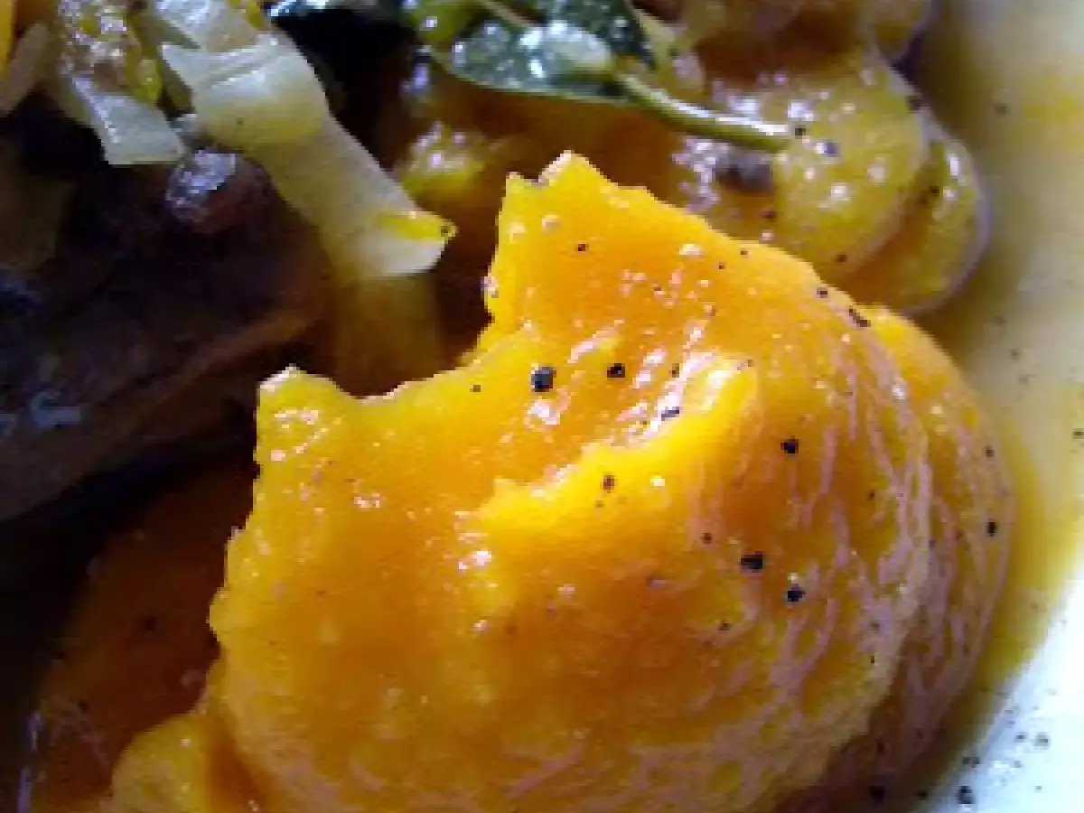 Butternut et veau façon tajine aux abricots secs
