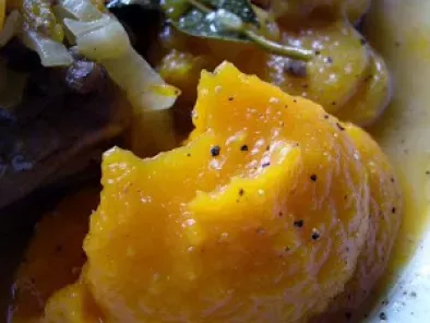 Butternut et veau façon tajine aux abricots secs