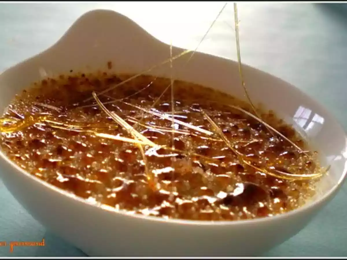 C'est de saison ! crème ardéchoise caramélisée à la châtaigne