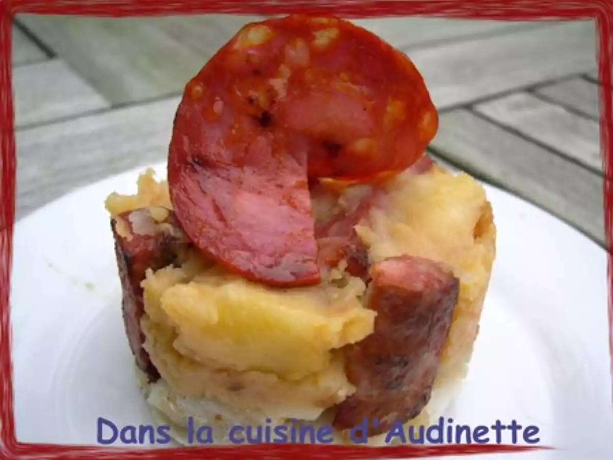 Cabillaud à la purée de chorizo
