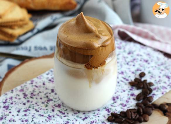 Café dalgona - mousse de café au lait - Recette Ptitchef