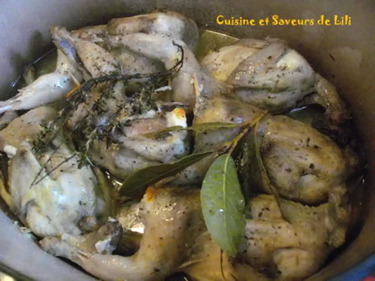 Cailles braisées au caramel de gingembre et sa farce à la vanille Bourbon - photo 3