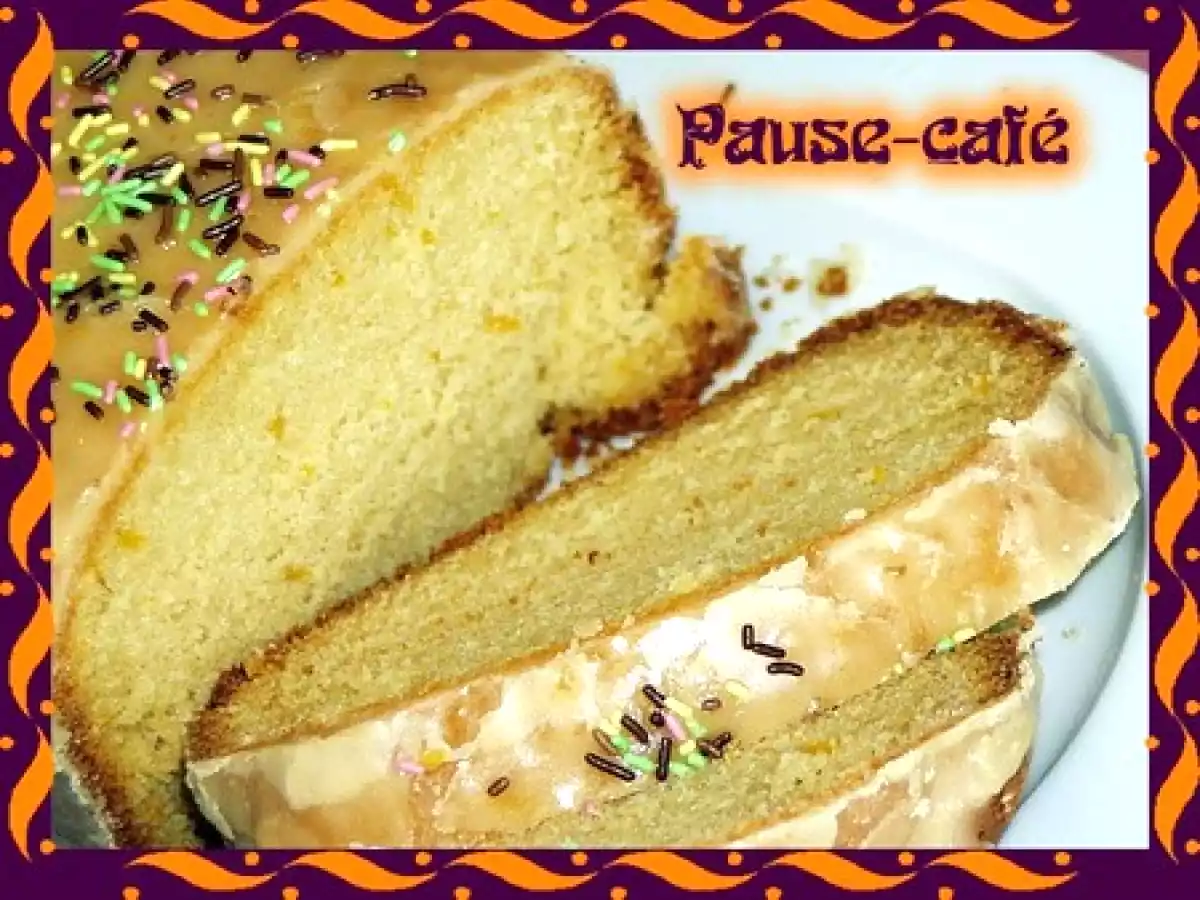 Cake à l'orange en machine à pain pour fêter deux anniversaires - photo 2