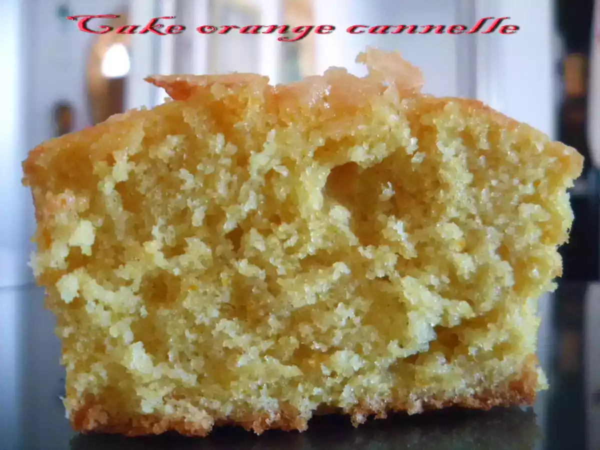 Cake à l' orange et à la cannelle