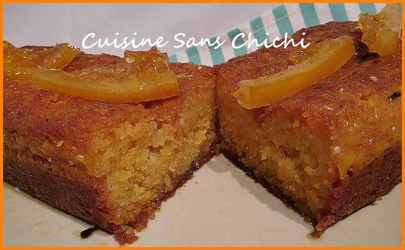 Cake A L Orange Et Son Sirop Orange Et Grand Marnier Recette Ptitchef