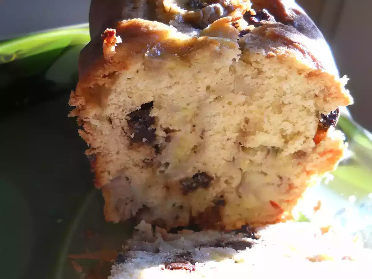 Cake à la banane et au chocolat - photo 2