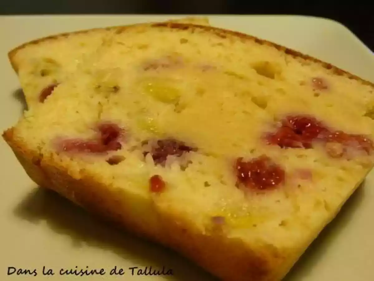 Cake à la banane et aux framboises - photo 3