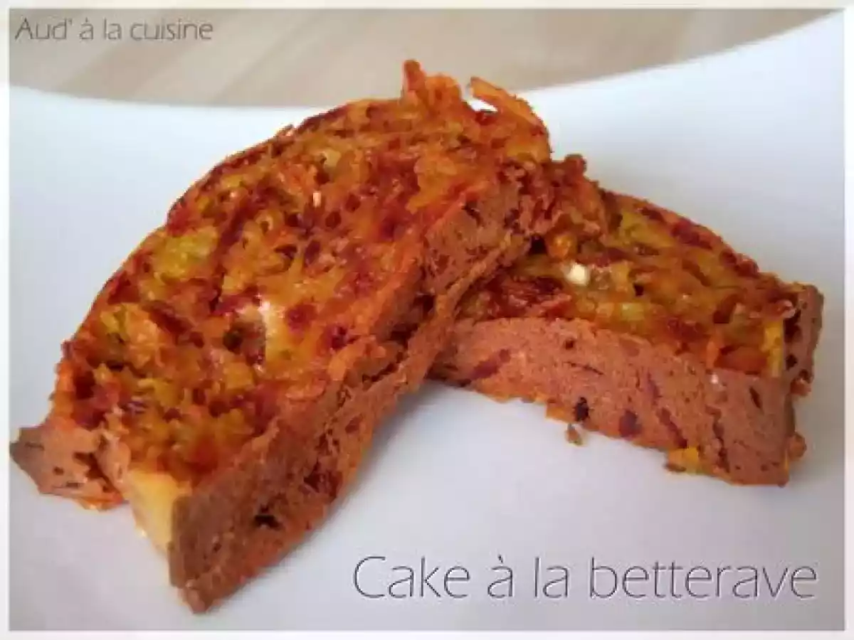 Cake à la betterave et au chèvre