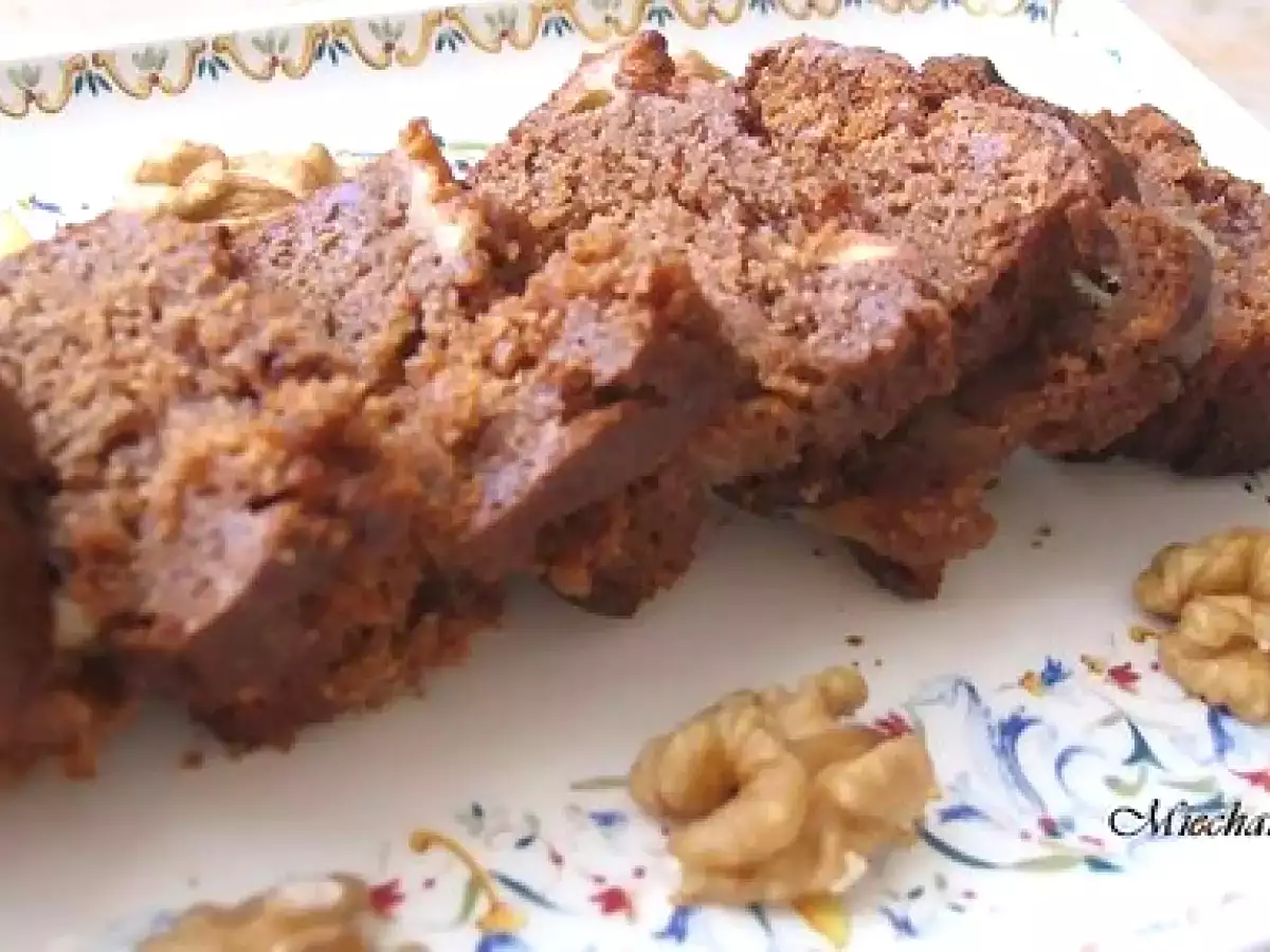 Cake A La Châtaigne, Compote De Pommes Au Gingembre Et Cannelle. - photo 2