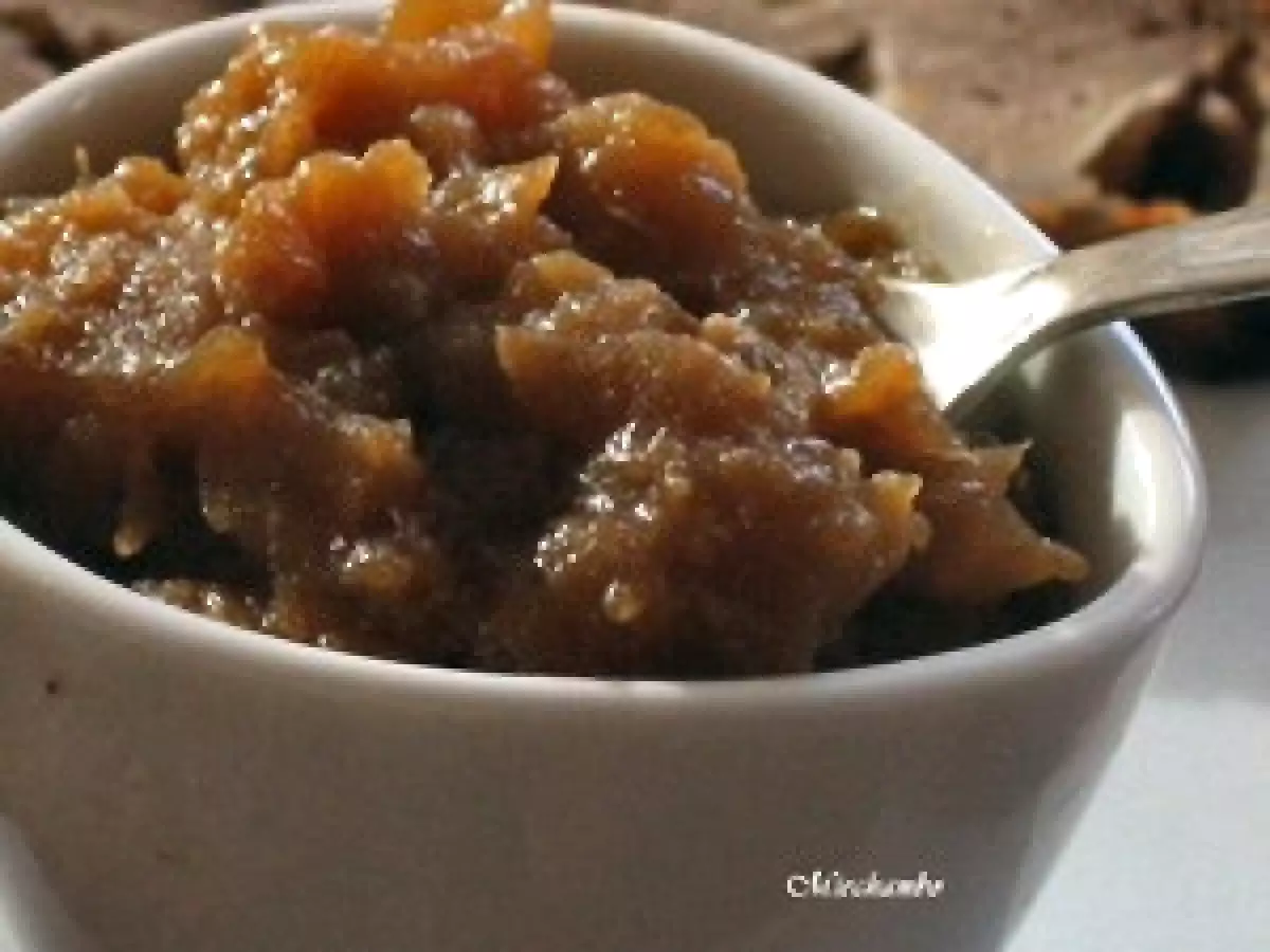 Cake A La Châtaigne, Compote De Pommes Au Gingembre Et Cannelle. - photo 5