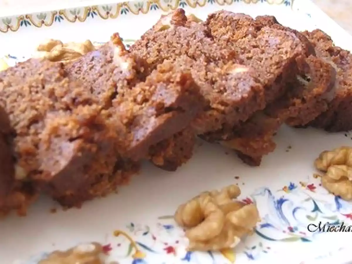 Cake A La Châtaigne Et Aux Pommes, Compote De Pommes Au Gingembre Et Cannelle. - photo 2