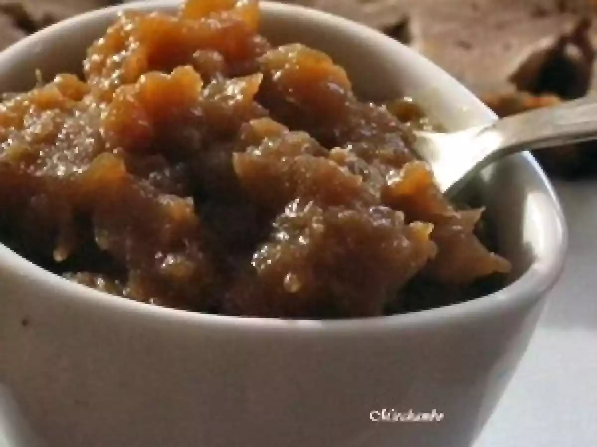 Cake A La Châtaigne Et Aux Pommes, Compote De Pommes Au Gingembre Et Cannelle. - photo 3