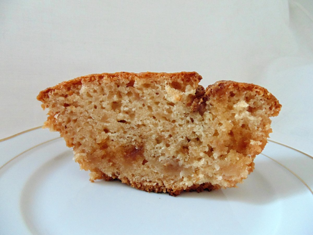 Cake à la compote de pomme et au spéculoos (sans oeuf) Recette Ptitchef