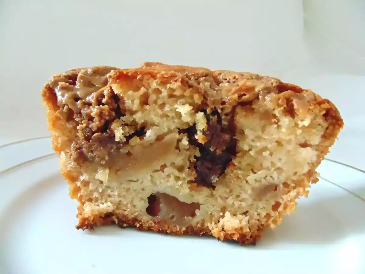 Cake à la compote de pomme et au spéculoos (sans oeuf) - photo 3