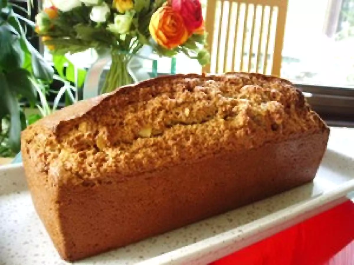 Cake à la farine de chataîgne, amandes et noisettes
