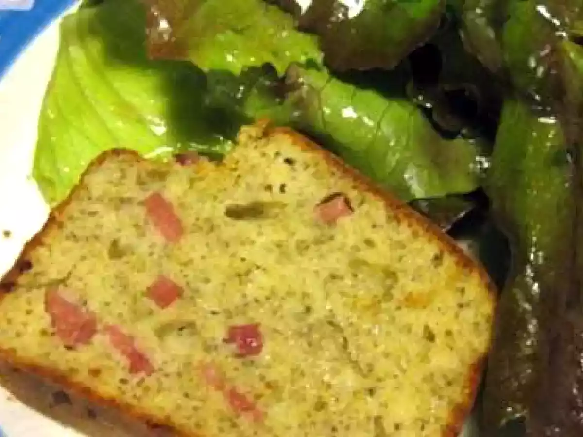 Cake à la farine de lentilles vertes