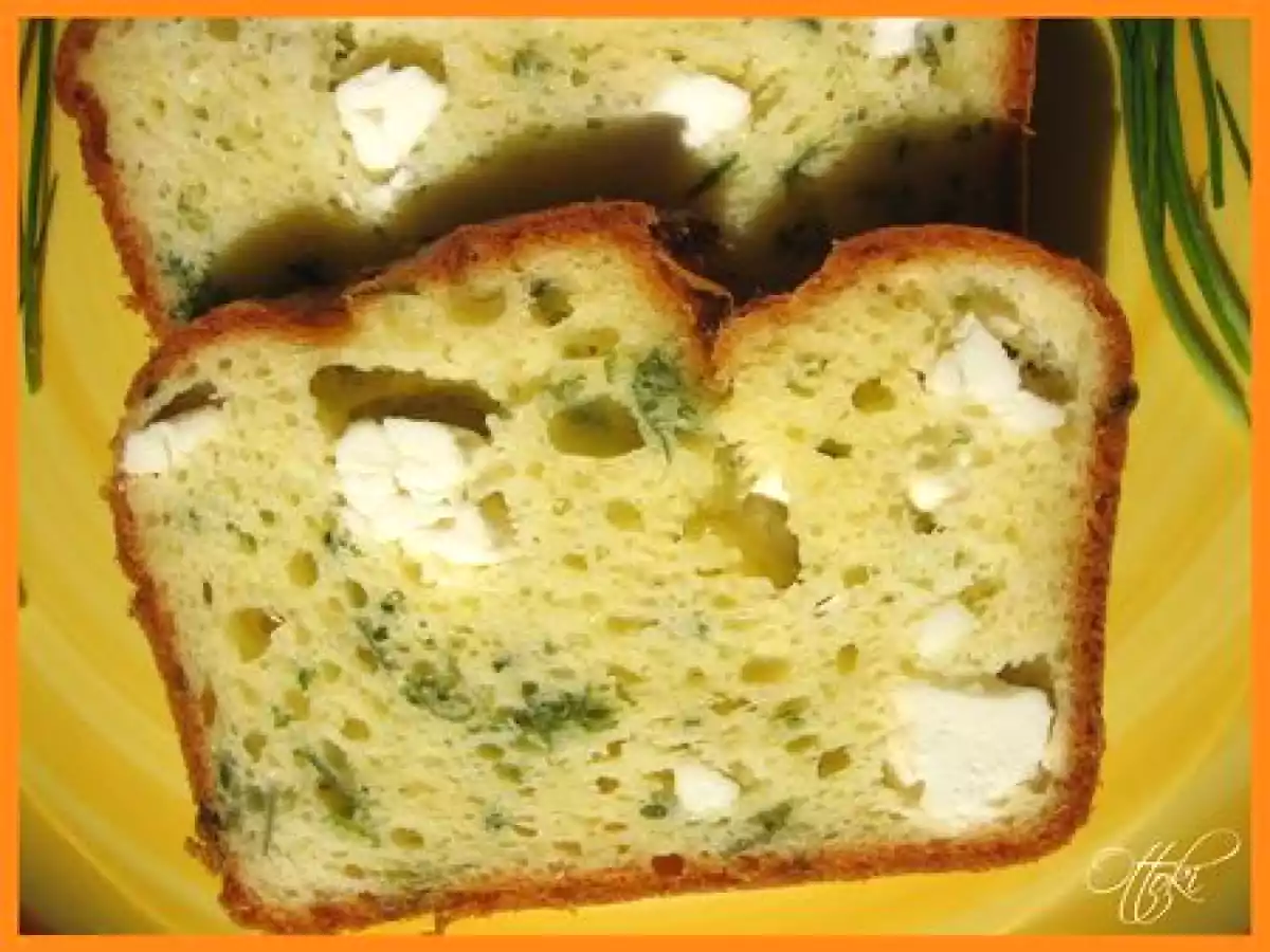 Cake à la feta et aux herbes fraîches - photo 2