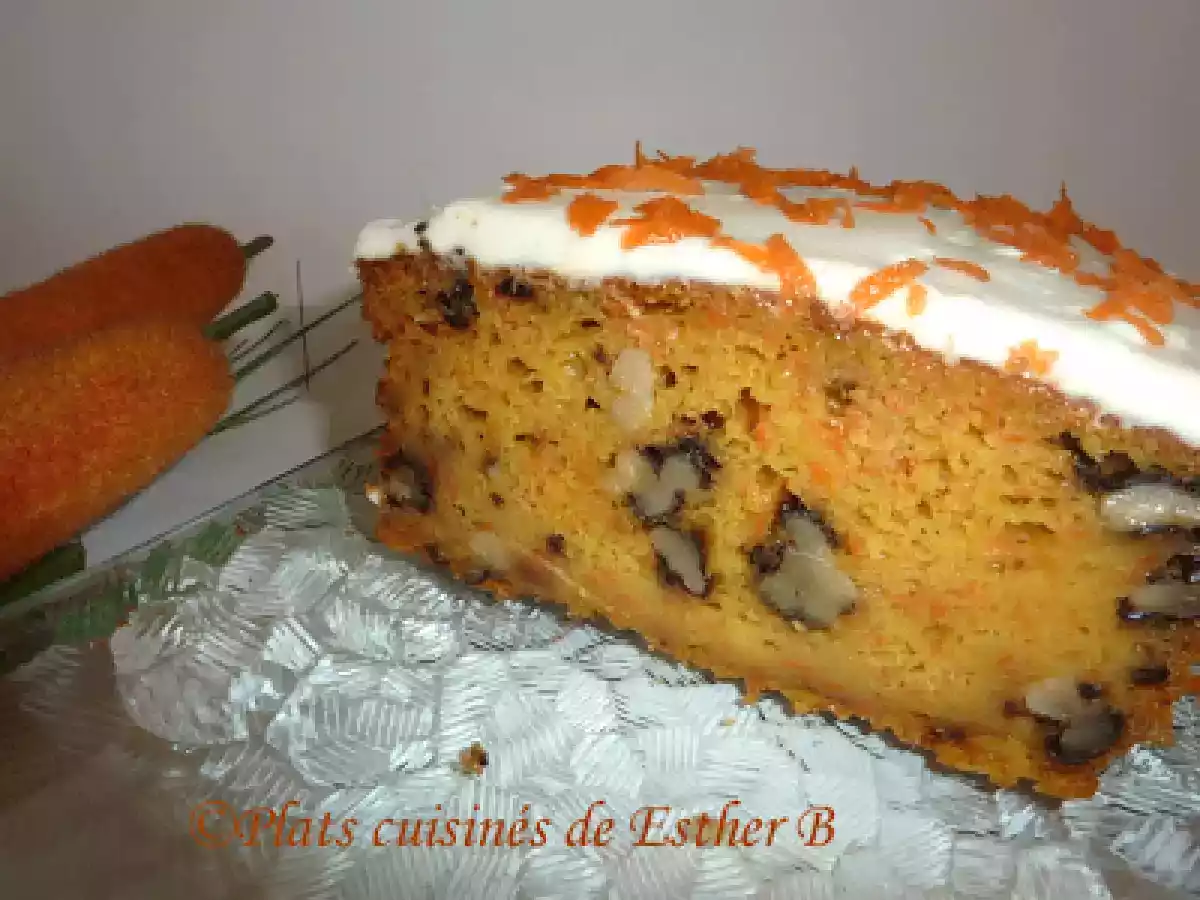 Cake au carottes et au sirop d'érable