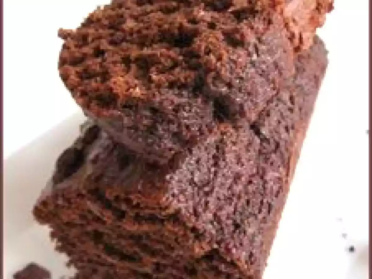 Cake au chocolat et à la noix de coco (sans beurre) de Patrick