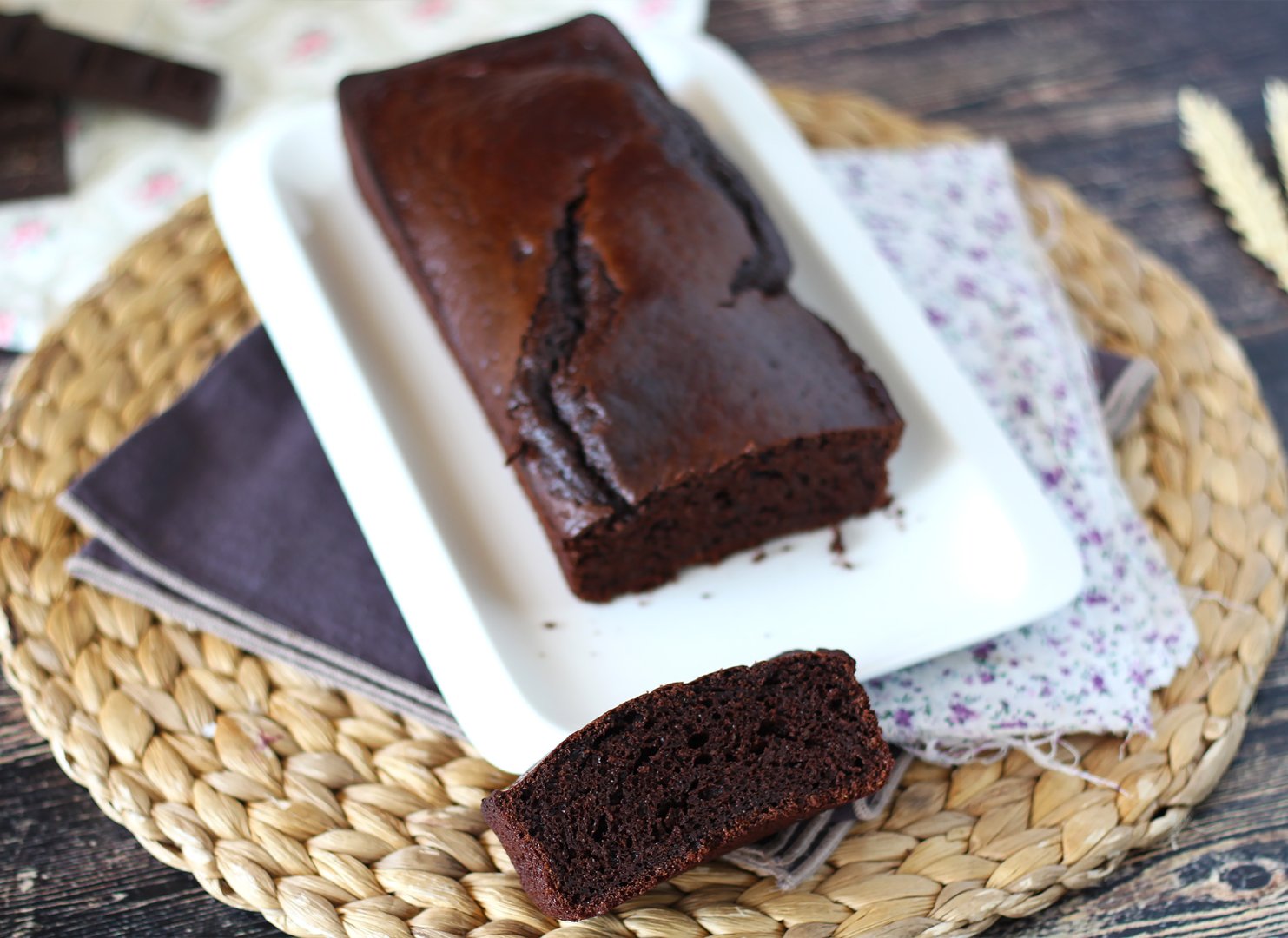 Cake au chocolat sans oeufs et sans beurre! - Les Recette de A à Z