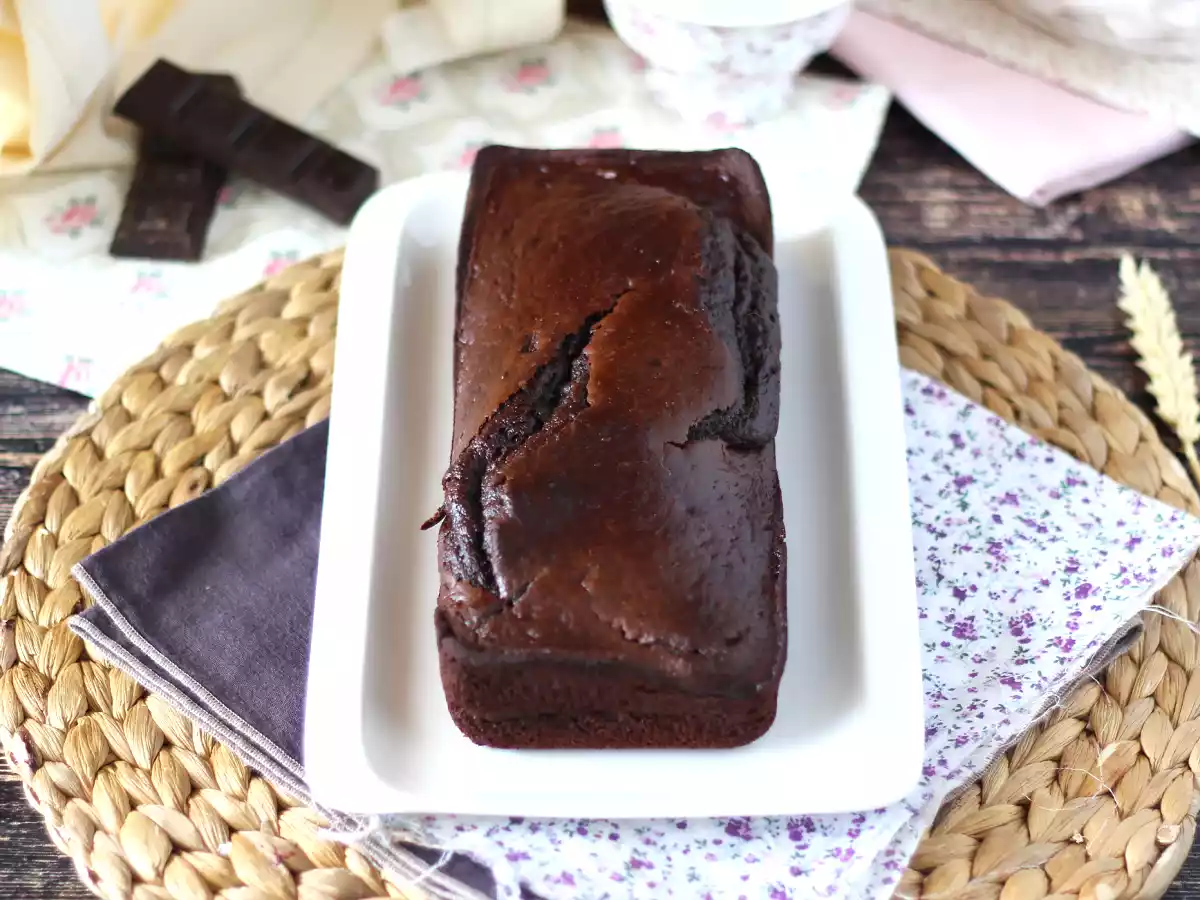 Cake au chocolat sans oeufs et sans beurre! - photo 4