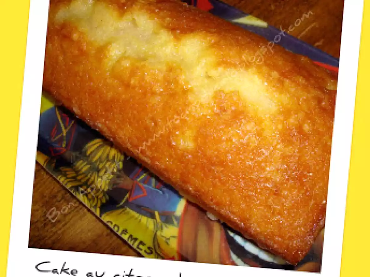 Cake au citron des Frères Roux.