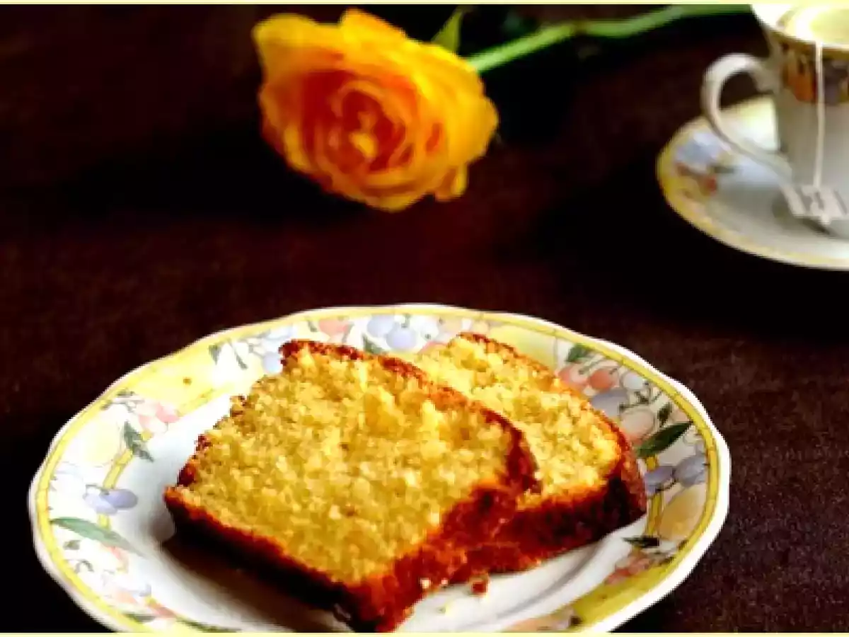 Cake au citron et aux amandes à la farine de maïs - photo 2