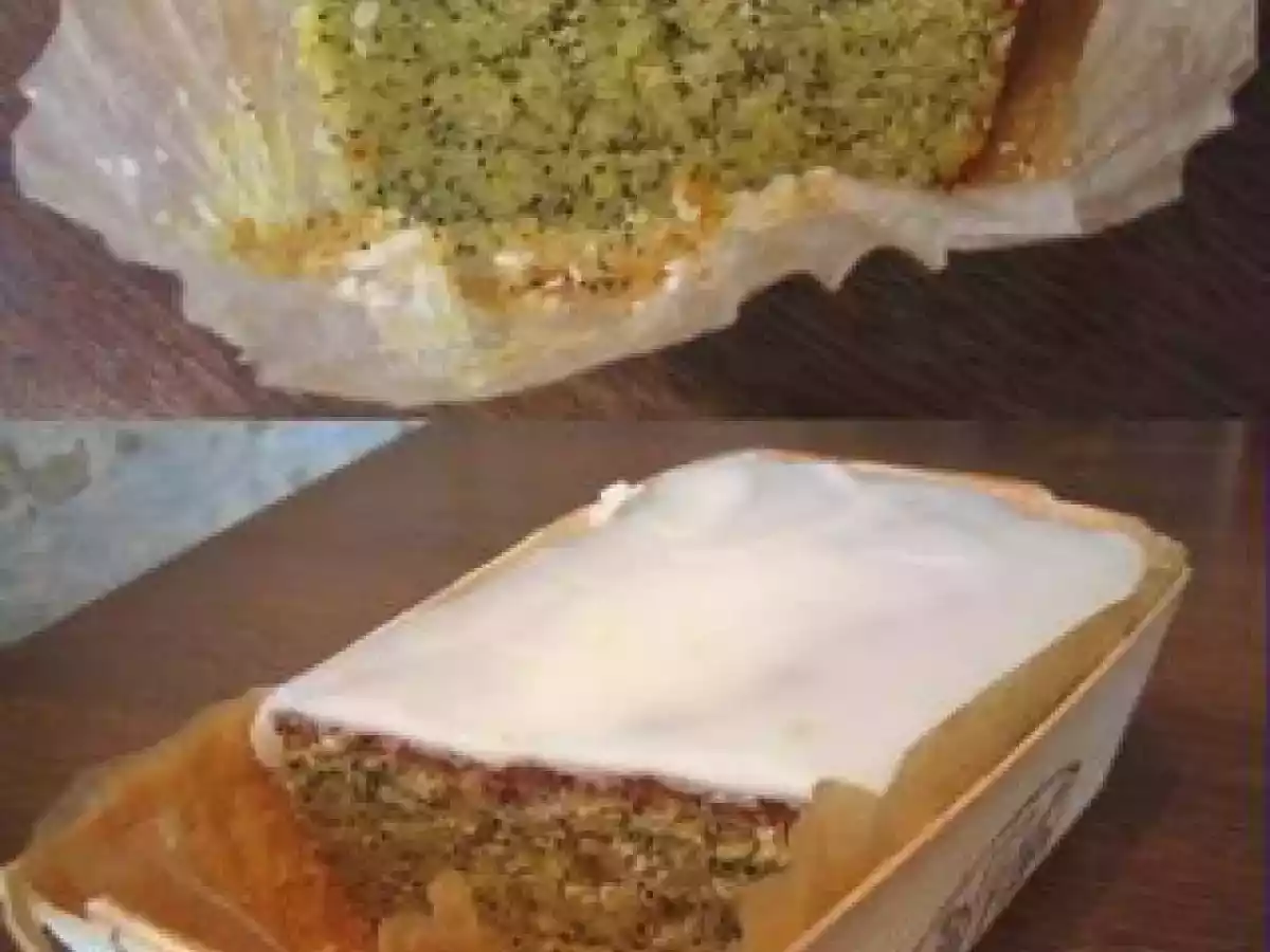 Cake au citron et aux graines de pavot bleu, glaçage citron - photo 2