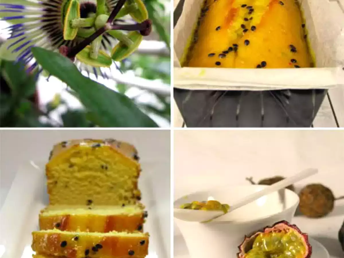 Cake au citron et sauce de fruits de la passion - photo 2