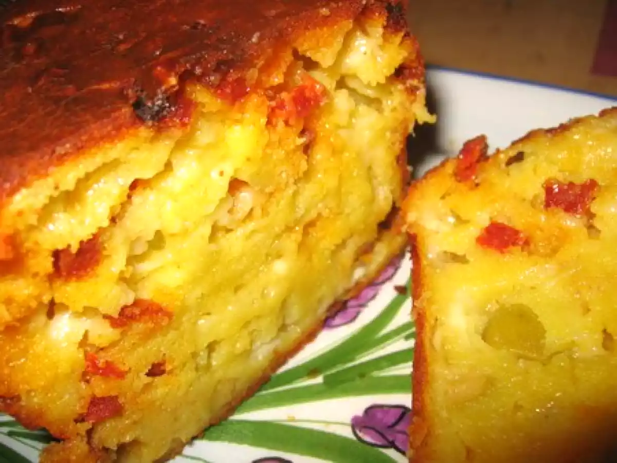 Cake au Curé nantais et au chorizo