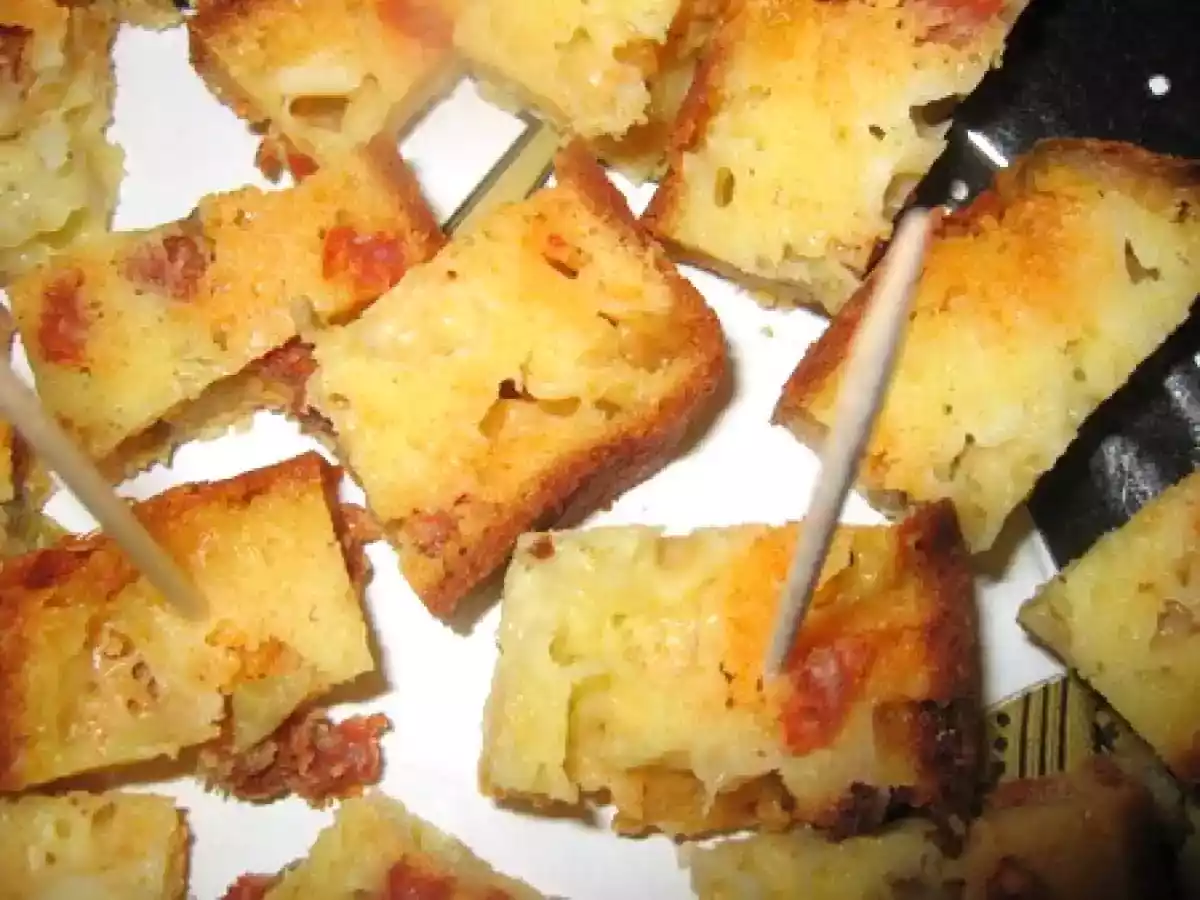 Cake au Curé nantais et au chorizo - photo 3