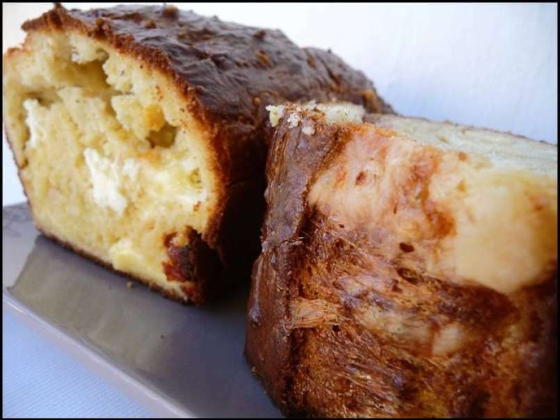 Cake au fromage lardons chorizo