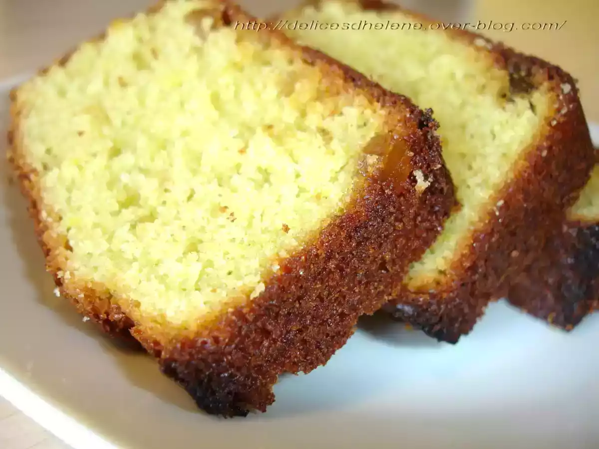 CAKE AU GINGEMBRE CONFIT, CITRON ET THE MATCHA - photo 2