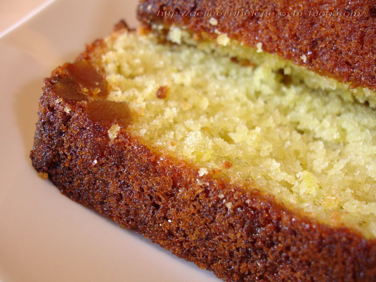 Cake Au Gingembre Confit Citron Et The Matcha Recette Ptitchef