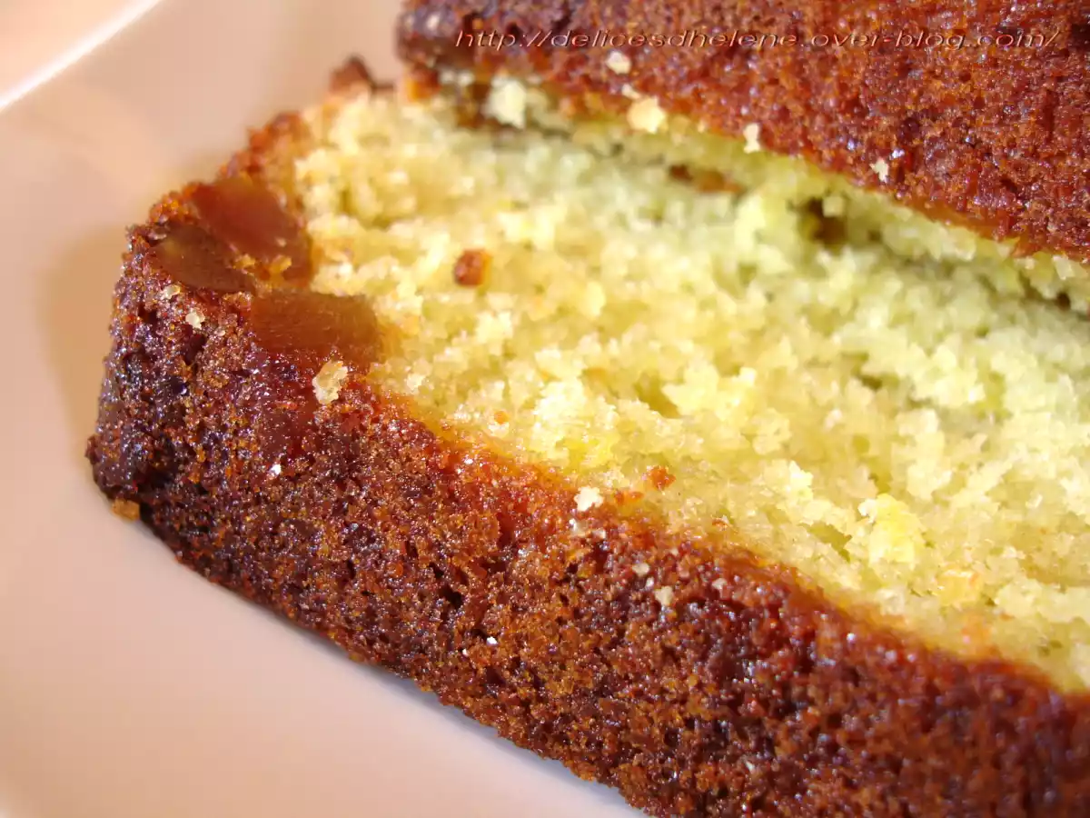 CAKE AU GINGEMBRE CONFIT, CITRON ET THE MATCHA - photo 3